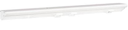 Task Lighting LPUR24S4DWWT50 24-1/2" DV USB Series Lighted Power Strip, 400 Lm/Ft High Output, White Finish, Color Temperature 5000K