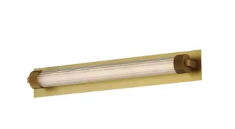 ET2 Contemporary Lighting E23480-144NAB Doric 18" LED Wall Sconce, Color Temperature 3000K, Voltage 120-277V, Natural Aged Brass Finish