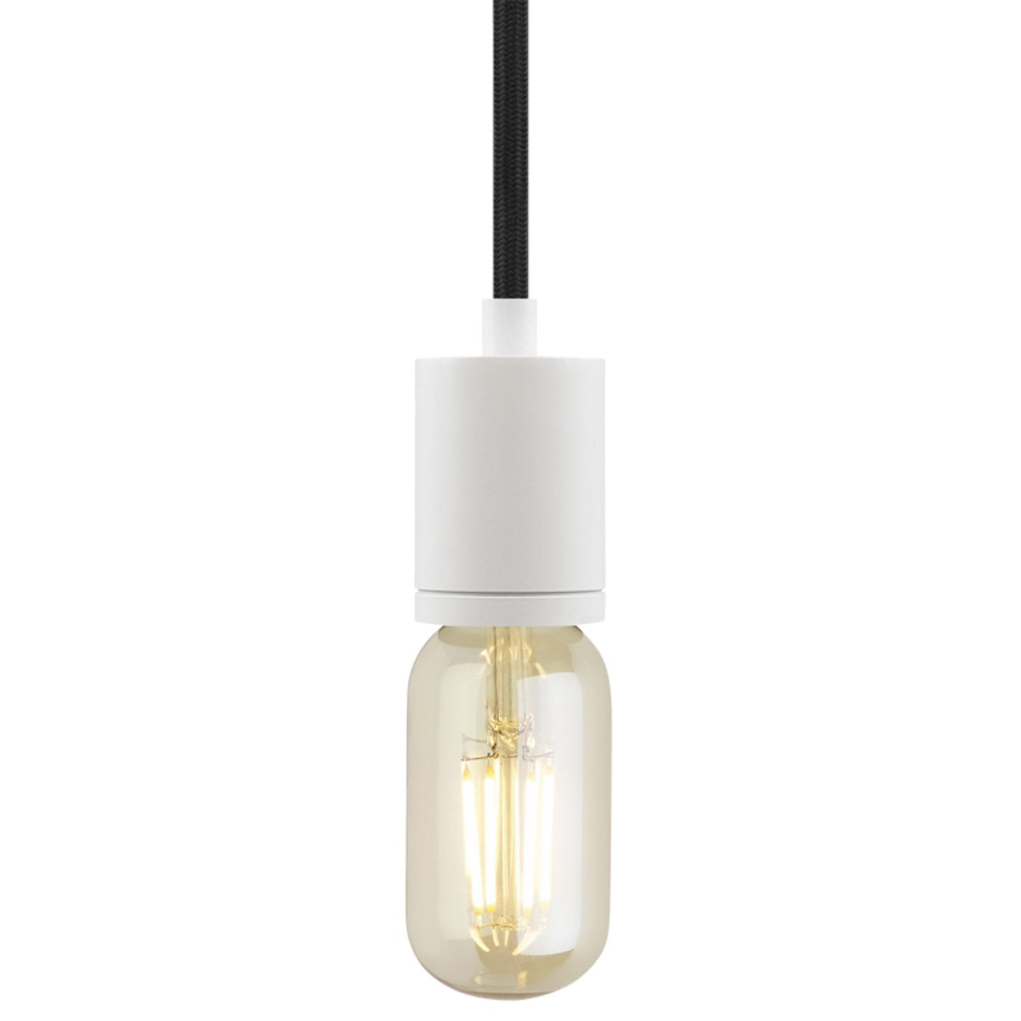 Visual Comfort Modern Collection 700TDSOCOPM16OW SoCo White Pendant Ceiling Light in Orange Cord, Modern Socket, 192"