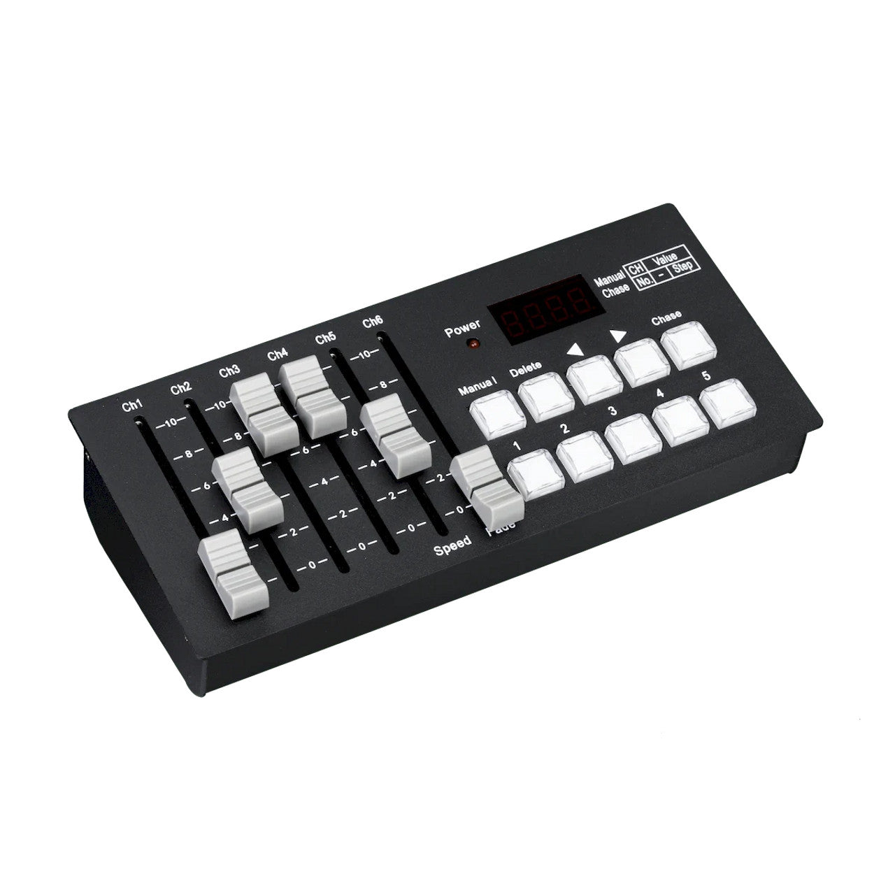 American Lighting DMX-RGBW-30CH DMX512 Slider Controller, 30CH, 6 slide, 9-12V DC input