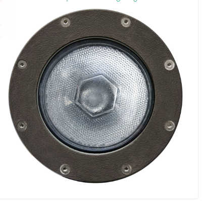 Dabmar Lighting FG4450-BZ Fiber Glass In-Ground Well Light, 120V, E26, No Bulb, Bronze Finish