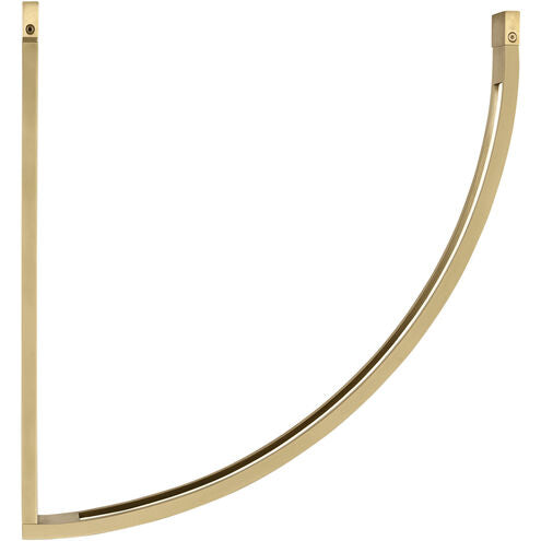 Visual Comfort Architectural SLCH63227HAB Sean Lavin Baku LED 36.6” inch Hand Rubbed Chandelier Ceiling Light, Antique Brass Finish