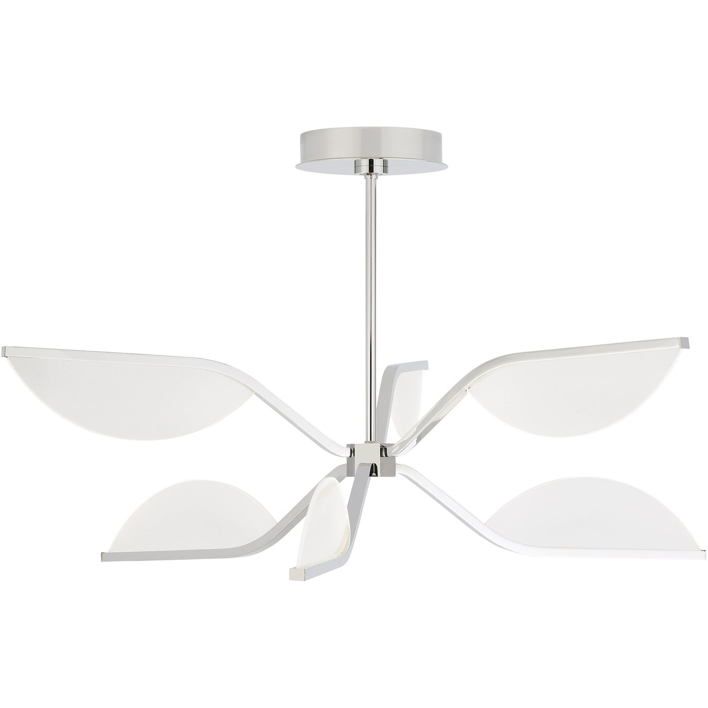 Visual Comfort Architectural 700BLT30N-LED935 Sean Lavin Belterra LED 29.9 inch Flushmount/Chandelier Ceiling Light, Integrated LED, Color Temperature 3500K, Polished Nickel