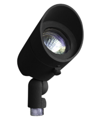 Dabmar Lighting LV130-L5-65K-B LED Cast Aluminum Spot Light, Color Temperature 6500K, Black Finish