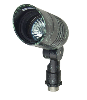 Dabmar Lighting LV222-L5-27K-VG LED Cast Aluminum Spot Light, Color Temperature 2700K, Verde Green Finish
