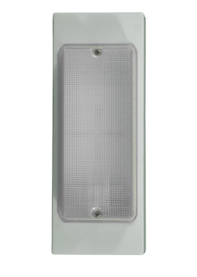 Dabmar Lighting W9300-L5-45K-W LED Plastic Surface Mount Wall Light, Color Temperature 4500K, White Finish