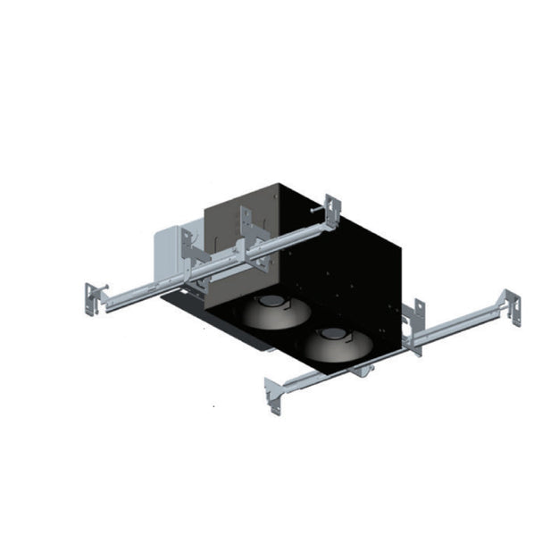 Visual Comfort Architectural EMOH12FLON120ELVW Element EMOH 1x2 24W LED Multiples Open Housing – Non-IC Airtight – 120V – Flanged Ceiling Appearance – White Finish