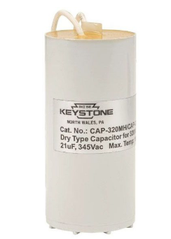 Keystone CAP-320MH Capacitor For 320W Pulse Start Metal Halide, Quad, 21uF, 345V