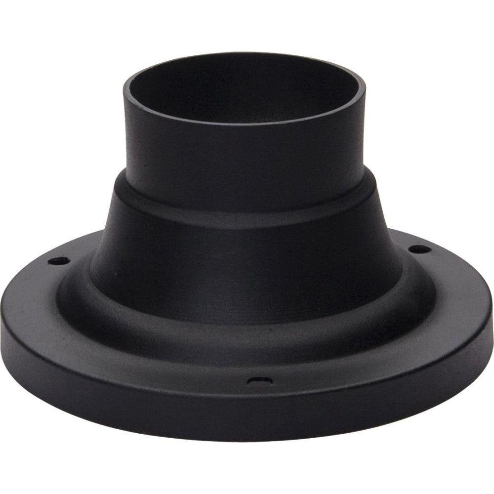 Maxim Lighting 2000BK Outdoor Essentials 6 inch Black Pier Mount Base