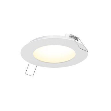 DALS Lighting 2004-V-WH 4" LED Flat Panel Light - universal 120V-347V, 0-10V dimming