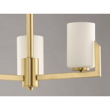 Maxim Lighting 21285SWSN Dart 3 Light Chandelier - Light Head Detail