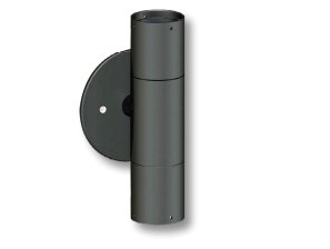 Core Lighting FL470-30K-38D-BK-120V Wall Mount Direct/ Indirect Outdoor Led Accent Light, Wattage 7W, Voltage120V, Color Temperature 30K, Black Finish