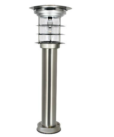 Gama Sonic 214801 Stainless Steel Bollard Solar Light w/EZ Anchor
