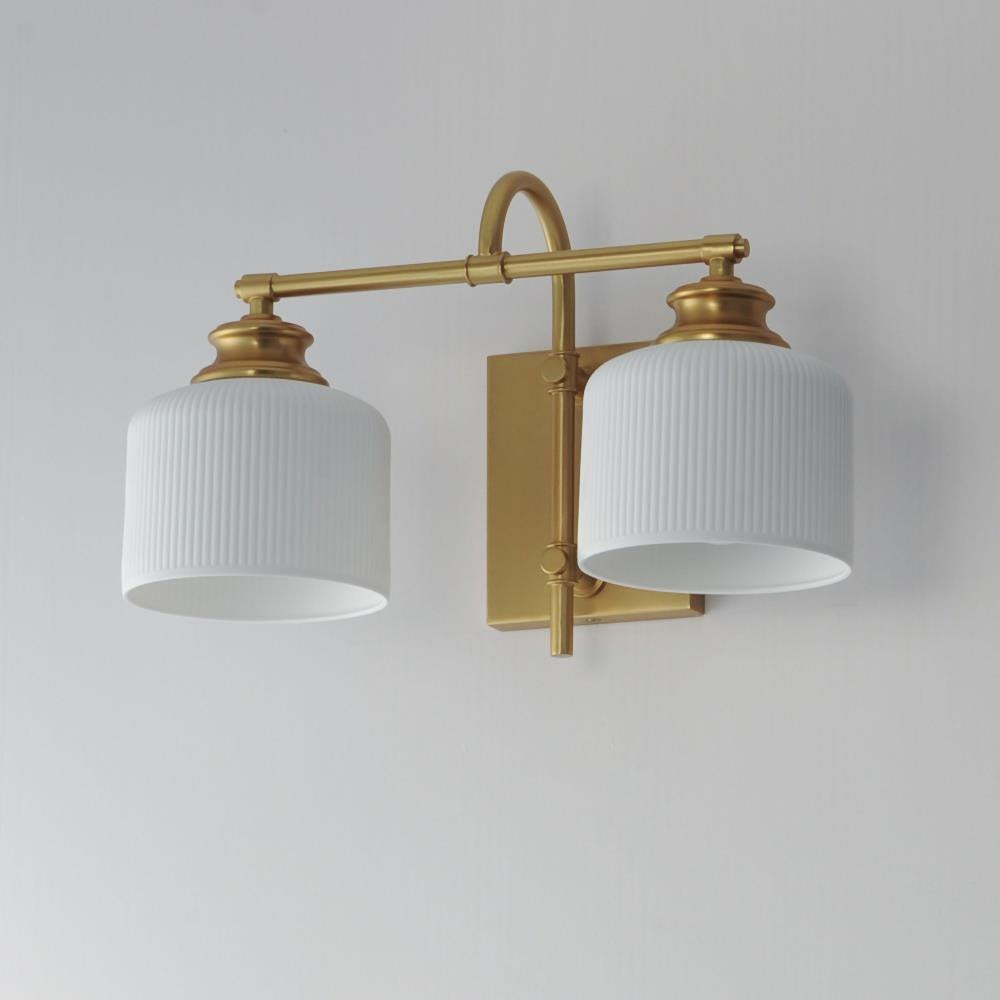 Maxim Lighting 21492WTPN Bisque 2 Light Wall Sconce Angle View