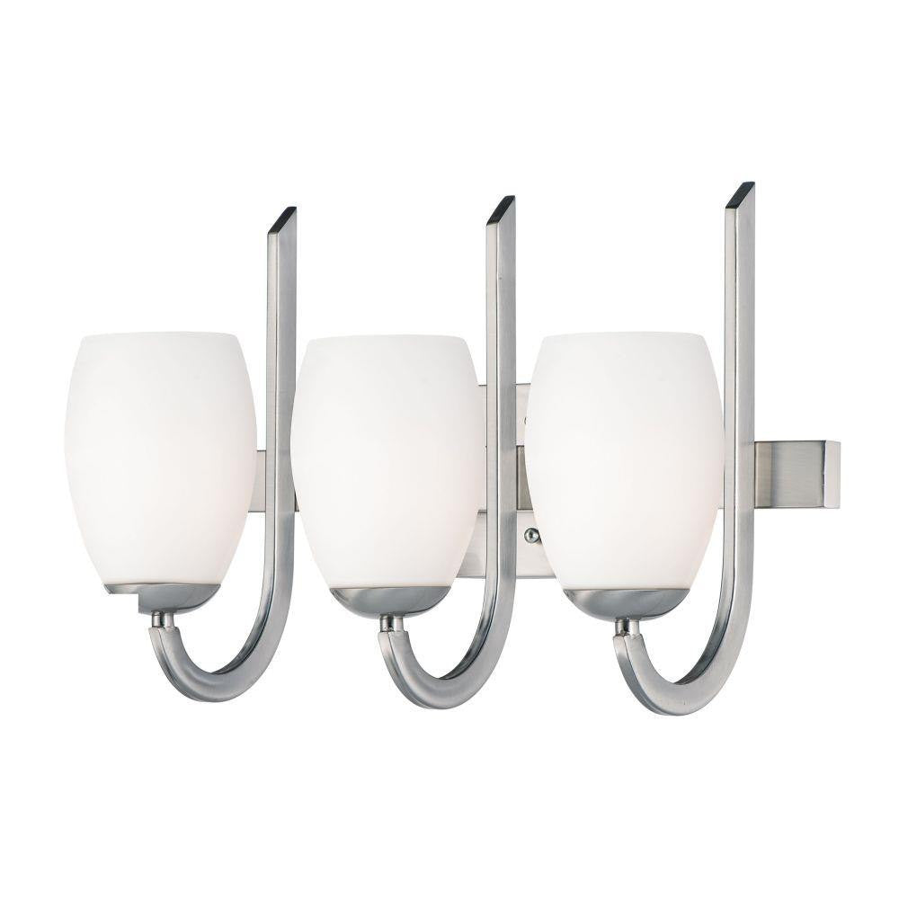 Maxim Lighting 21643SWSN Taylor 3 Light Satin Nickel Bath Vanity Wall Light