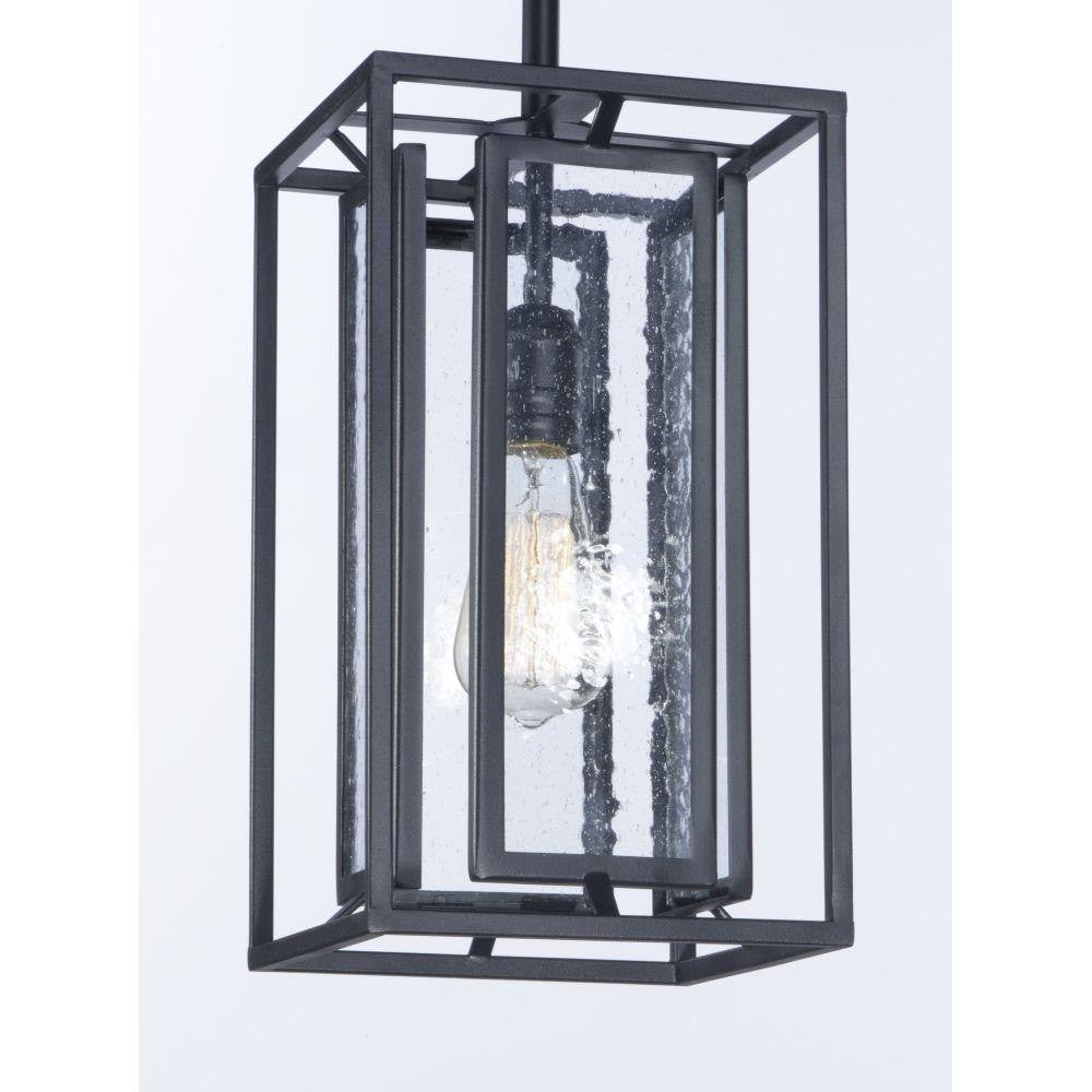 Maxim Lighting 21672CDBK Era 1 Light Black Mini Pendant - Close-Up Detail View