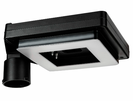 Gama Sonic 217i20012 Contemporary Square Solar Post Light with Timer, Black