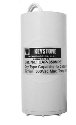 Keystone CAP-350MPS Capacitor for 350W Pulse Start MH, 22.5uF, 345V, Dry Film