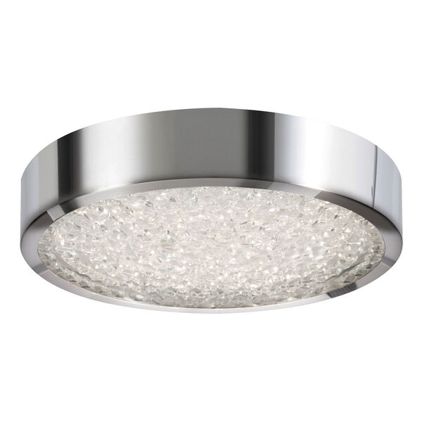 AFX Lighting DMDF13L30D1PC Diamonds Polished Chrome LED Flush Mount