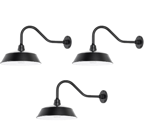 Gama Sonic 224BP3M50044 Cottage Solar Barn Wall Light - 3 Pack
