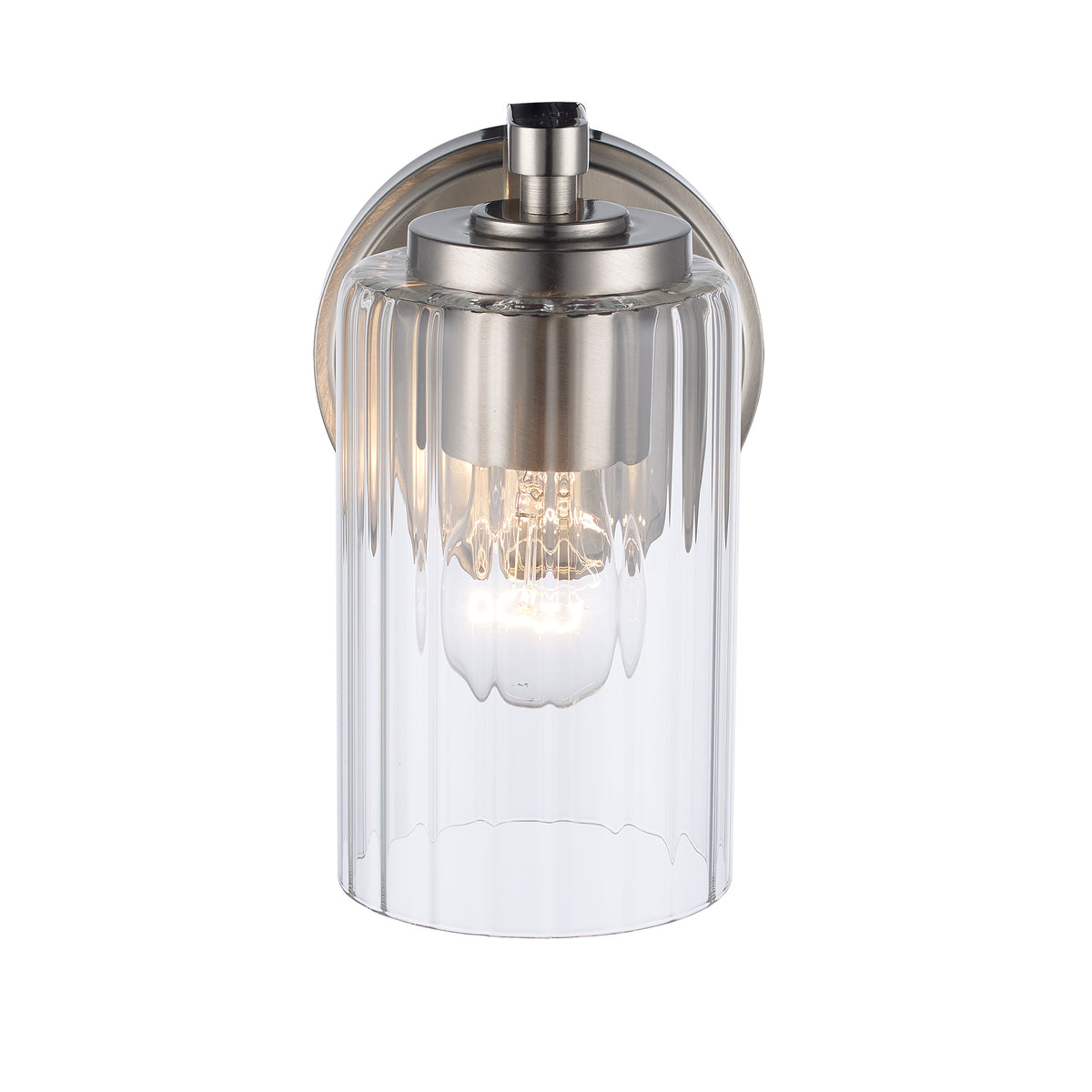 Trans Globe Lighting 22791 BN Solvante 1 Light Brushed Nickel Wall Sconce on view