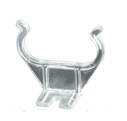 Leviton 23452-B Screw Mount Lamp Support Clip for Horizontal Mount 2G11 Base Twin Tube Fluorescent Lampholder