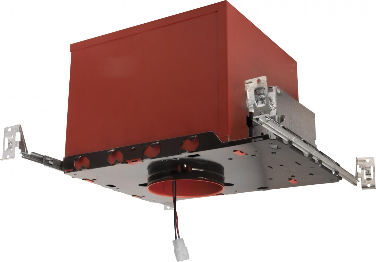 Elco Lighting E4FH08ICA2-EM1 4" Cedar System New Construction 2-Hour Fire Rated Housing with Driver, Dimming 120V Triac/ELV, Emergency Backup up to 700 lm