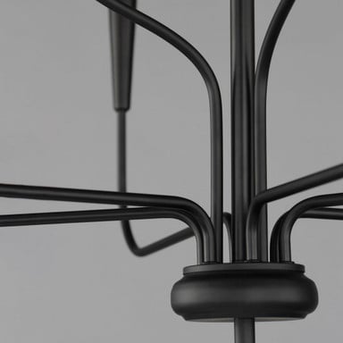 Maxim Lighting 24819SBR Vela 9 Light Chandelier Base Detail