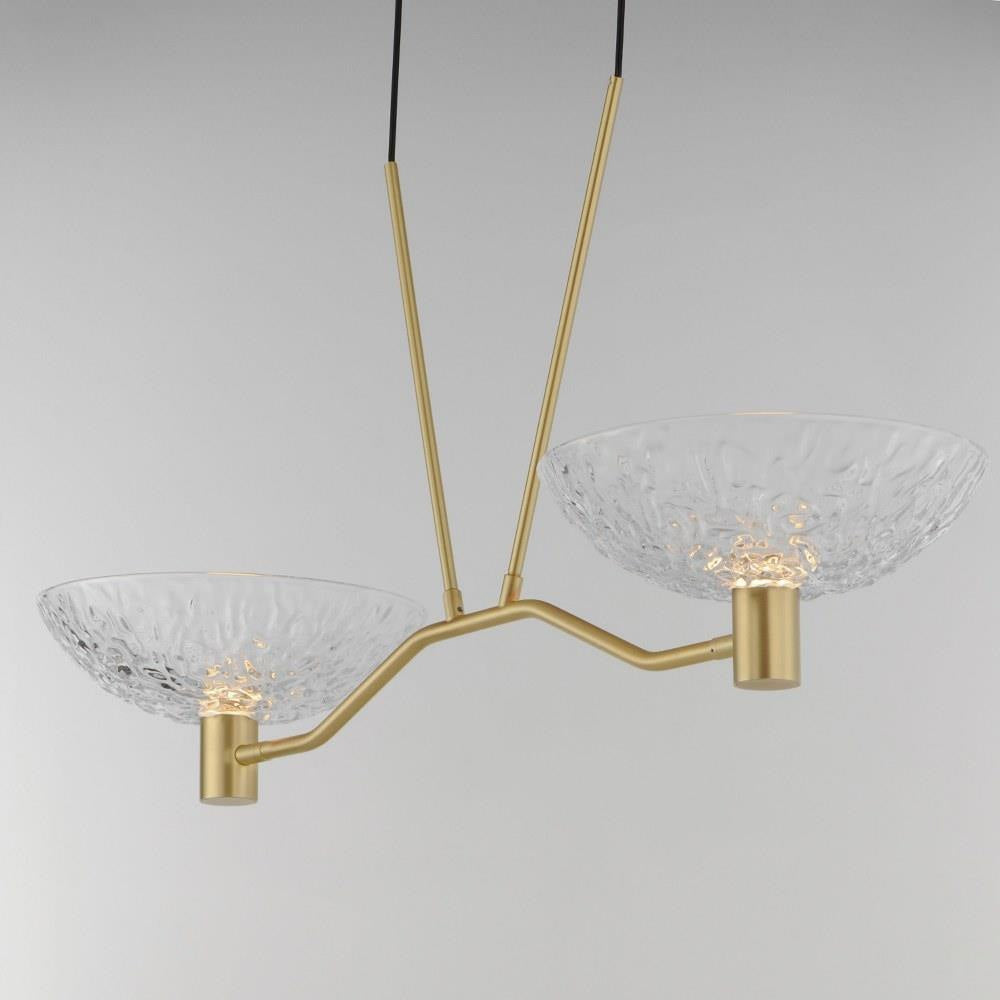 Maxim Lighting 24982TCSBR Metropolis Linear Pendant - Angle Detail View