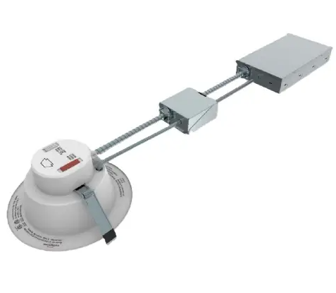 Keystone KT-RDLED20PS-8A-9CSE-VDIM-EM5 8-in Emergency Commercial Downlight, Selectable Wattage, Voltage 120V-277V, Multi-Color Temperature