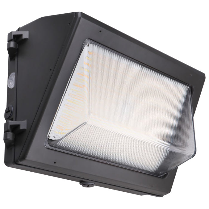 Nuvo 65-754 Traditional LED Wall Pack, Emergency Backup, Photocell, Selectable Wattage 29W, 40W, 60W, Multi-Color Temperature, Voltage 120-277V