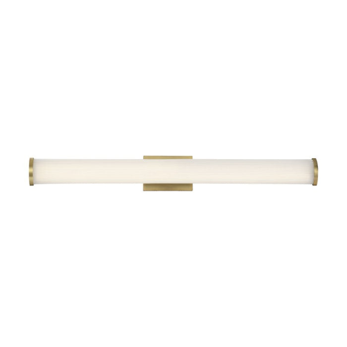 Nuvo 62-1593 Lena LED Vanity Fixture, 36IN, Color Temperature 3000K, Voltage 120V, Brushed Brass