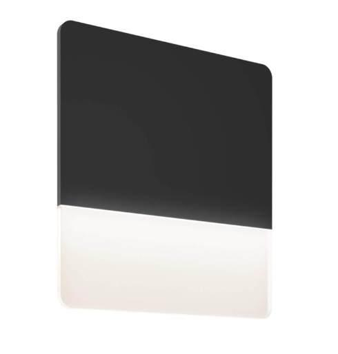 DALS Lighting SQS15-3K-BK Alto 10" Square LED Outdoor Wall Sconce, Wattage 22.5W, Color Temperature 3000K, Lumens 1590Lm, Voltage 120V, Black Finish