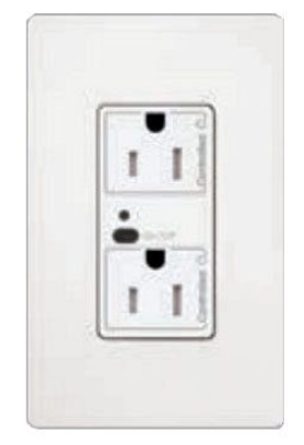 Lutron CAR2S-20-DTR-BL Vive Wireless Receptacle 20A Duplex, Black Finish