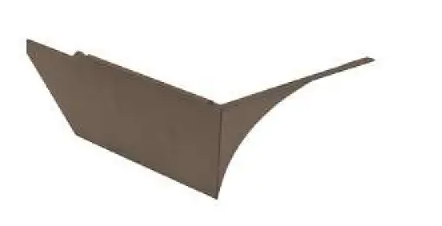 Keystone KT-ALED-GS-S2-L-KIT Glare Shield for Area Lights, Small Housing, Left Side, Bronze