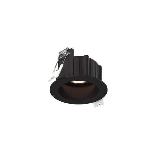 DALS Lighting DRR2-CC-BK Notch 2" LED Downlight, Multi-Color Temperature, Voltage 120V, Black Finish