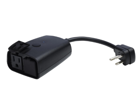 SATCO S11281 Starfish Smart Outdoor Dual Plug-In Outlet; 15 Amps; 1875 Watts