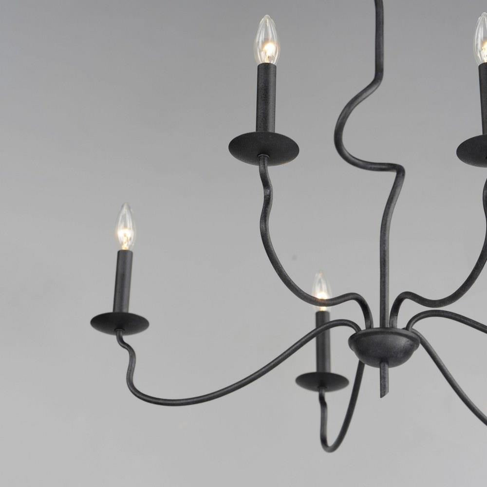 Maxim Lighting 27706BO Padrona Black Oxide Chandelier - Detail View