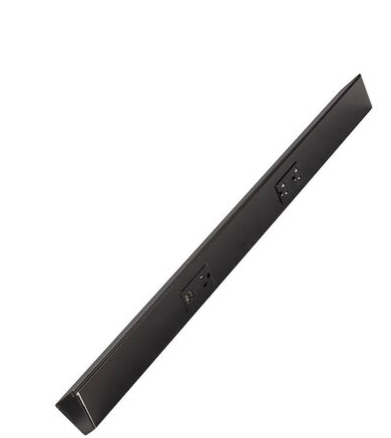 Task Lighting TRU30-2BD-P-BK 30" TR USB Series Angle Power Strip with USB, Black Finish, Black Receptacles, Tamper USB Collection