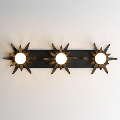 Maxim Lighting 2886AR Paloma 3 Light 31.75 inch Anthracite Wall Sconce Wall Light - Illuminated Lifestyle