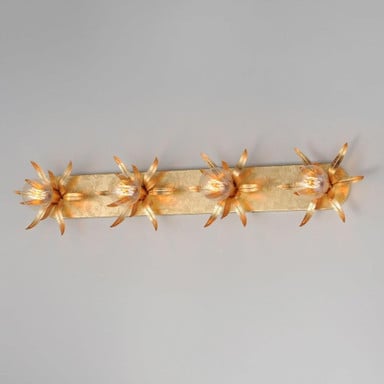 Maxim Lighting 2887GL Paloma 4 Light Wall Sconce - Gold Leaf Finish Side Perspective