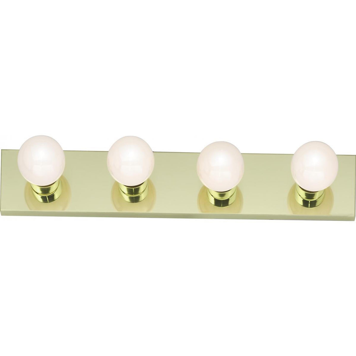 Nuvo SF77-189 4 Light 24" Vanity Strip light Fixture, Polished Brass Finish