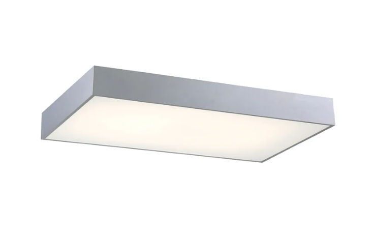 Eurofase Lighting 29003-30-013 Mac LED 25 inch Silver Flush Mount Ceiling Light