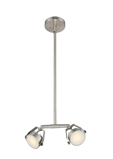 Eurofase Lighting 29009-022 Lexus 2 Light 120V Satin Nickel Track Ceiling Light