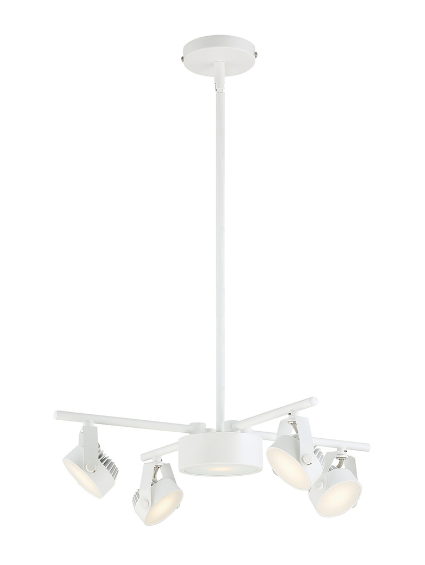 Eurofase Lighting 29010-011 Lexus 5 Light 120V White Track Ceiling Light