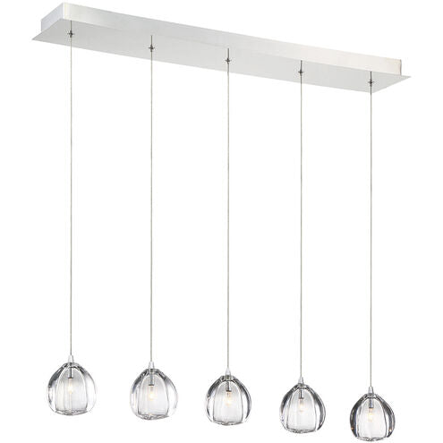 Eurofase Lighting 29044-016 Lucido 6" Chrome Chandelier Ceiling Light