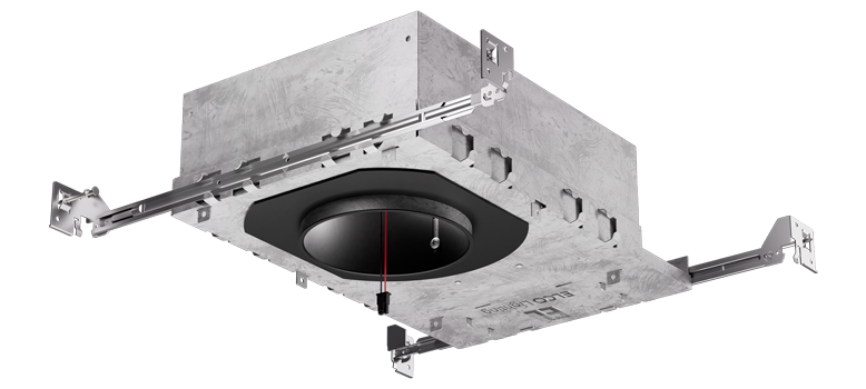 Elco Lighting E4LK99ICAD-EM7 4" Koto Architectural Shallow Maximum Adjustability IC Airtight Housing, Voltage120/277V, Wattage 14.7W, Dimming 0-10V/Triac/ELV, Emergency Battery Backup