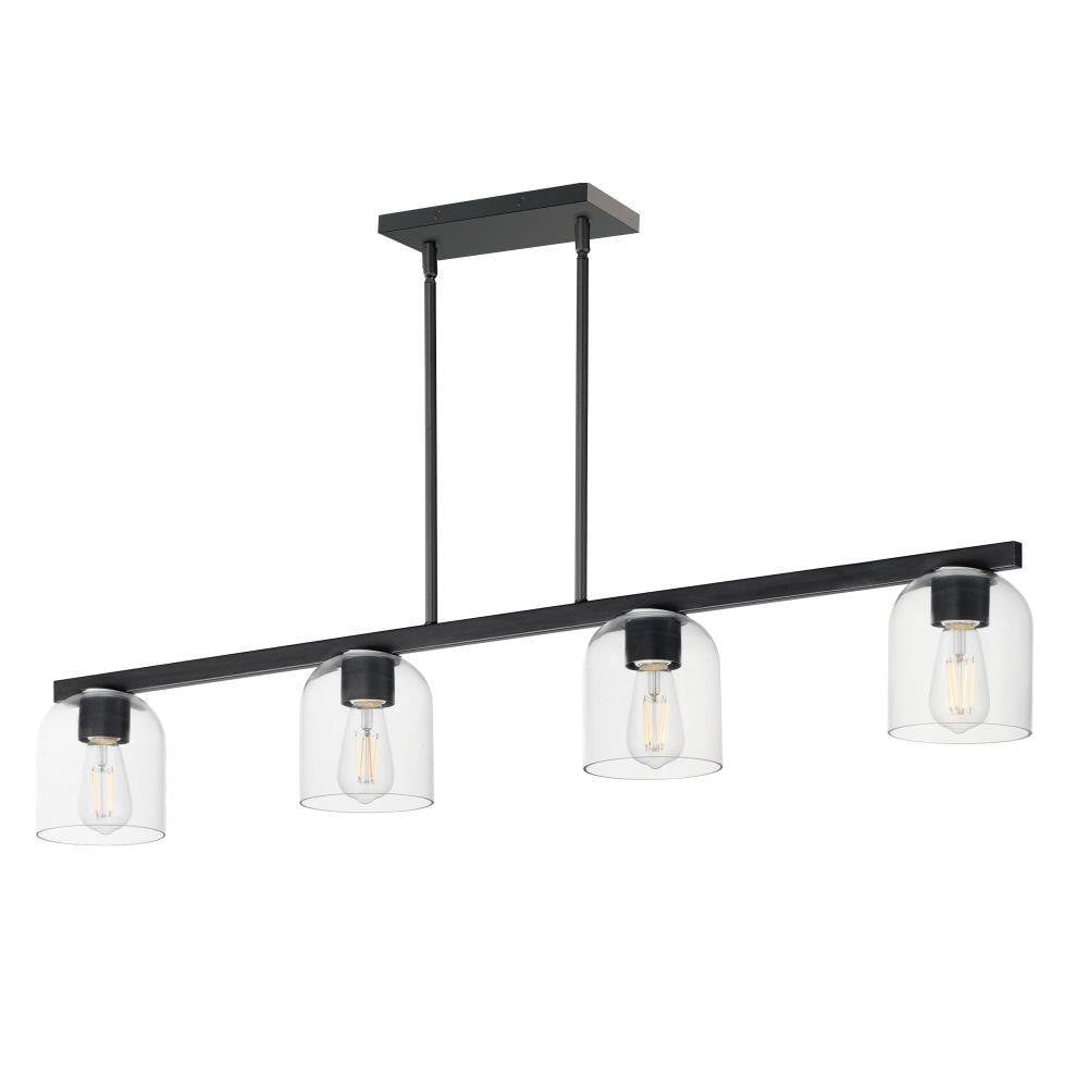 Maxim Lighting 21236MRBK Scoop 4 Light 46 inch Black Linear Pendant Ceiling Light