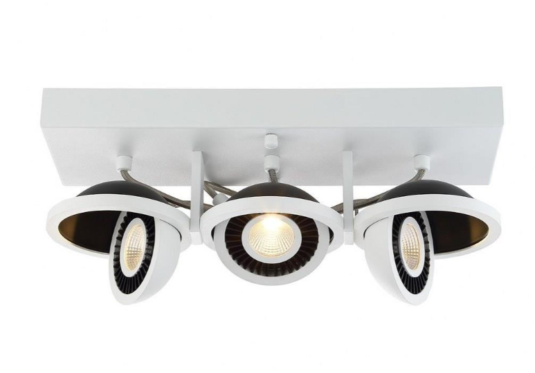 Eurofase Lighting 29488-018 Vision 3 Light 30V White/Black Track Ceiling Light