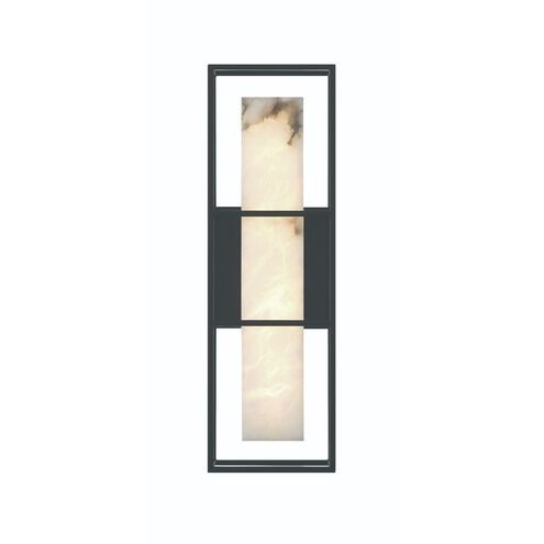 Eurofase Lighting 46837-011 Blakley LED 4 inch Black Wall Sconce Wall Light, Both Indoor/Outdoor